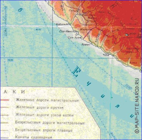 Fisica mapa de Peru