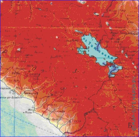 Fisica mapa de Peru