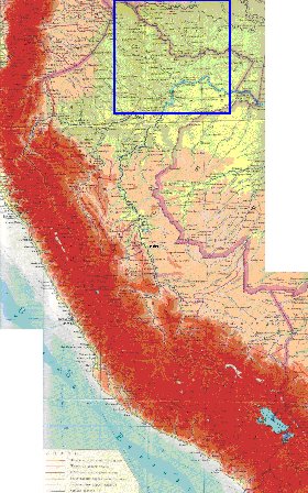 Fisica mapa de Peru