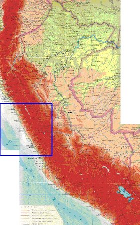 Fisica mapa de Peru