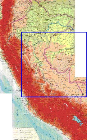 Fisica mapa de Peru