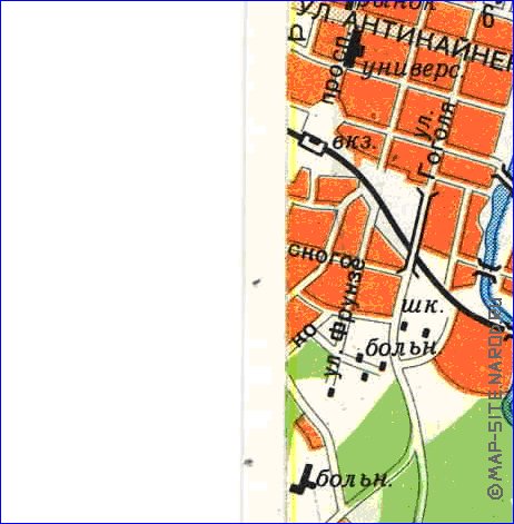 carte de Petrozavodsk