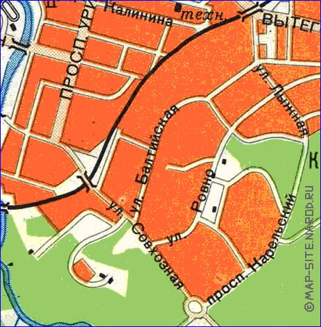 carte de Petrozavodsk