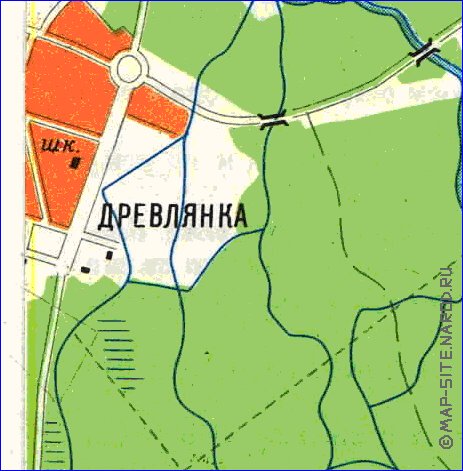 carte de Petrozavodsk