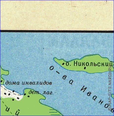 carte de Petrozavodsk