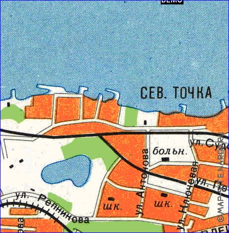 carte de Petrozavodsk