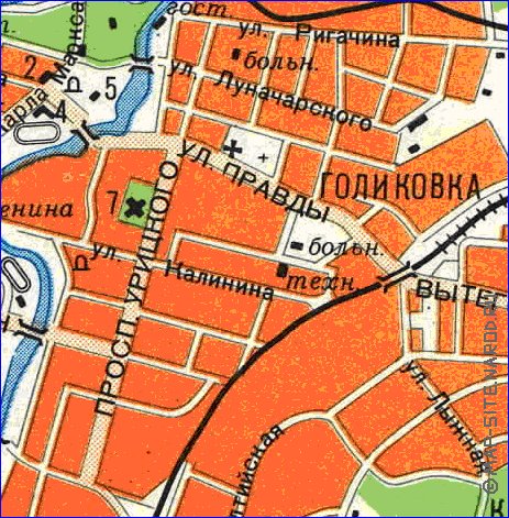 carte de Petrozavodsk