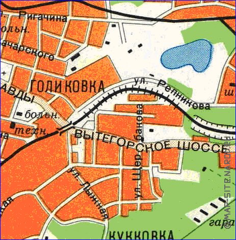 carte de Petrozavodsk