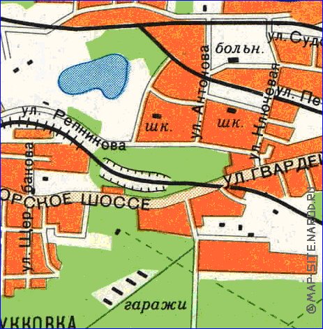 carte de Petrozavodsk