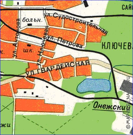 carte de Petrozavodsk