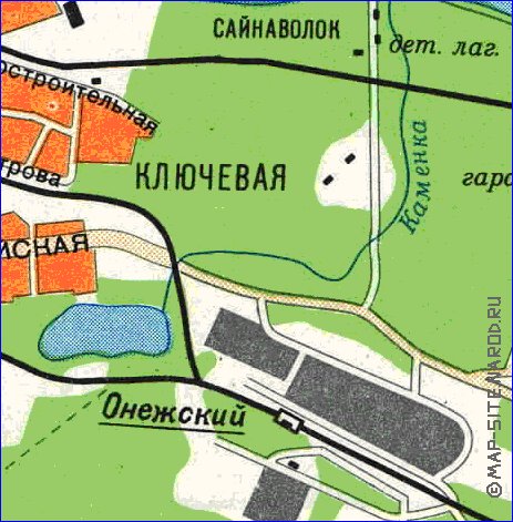 carte de Petrozavodsk