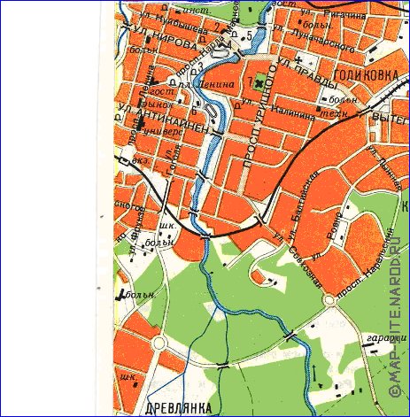 carte de Petrozavodsk