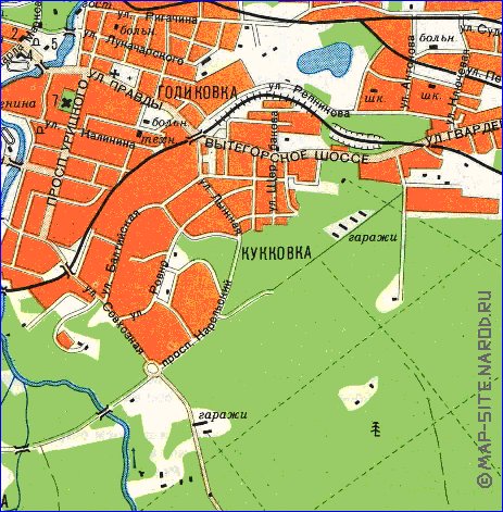 carte de Petrozavodsk