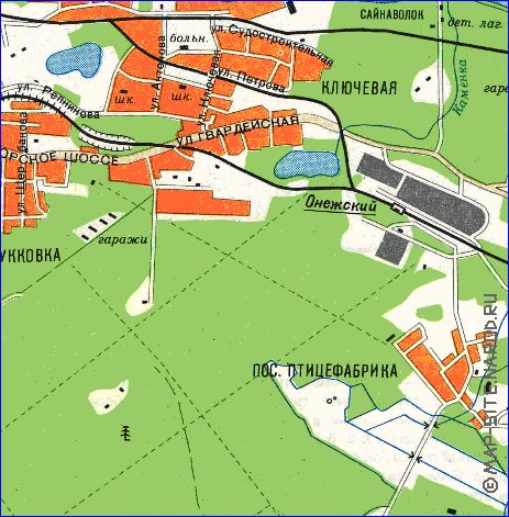 carte de Petrozavodsk