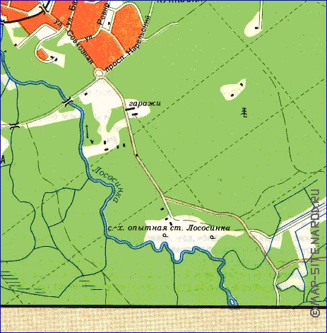 carte de Petrozavodsk