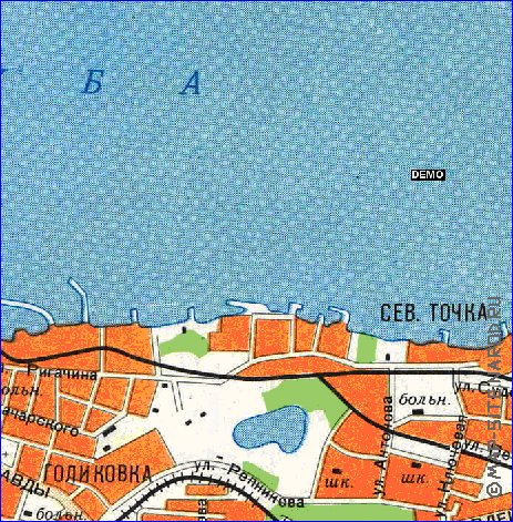 carte de Petrozavodsk