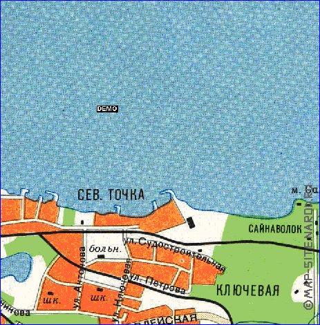 carte de Petrozavodsk