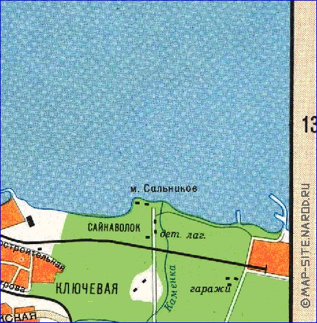 carte de Petrozavodsk