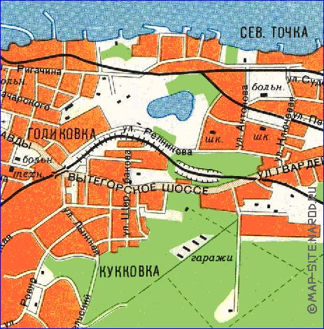 carte de Petrozavodsk