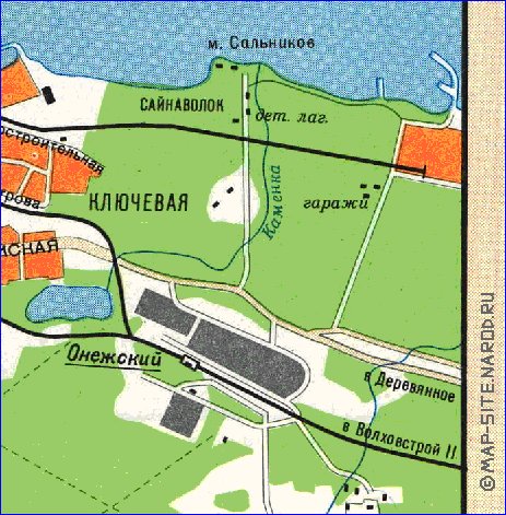 carte de Petrozavodsk