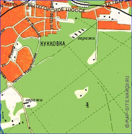 carte de Petrozavodsk