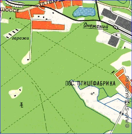 carte de Petrozavodsk