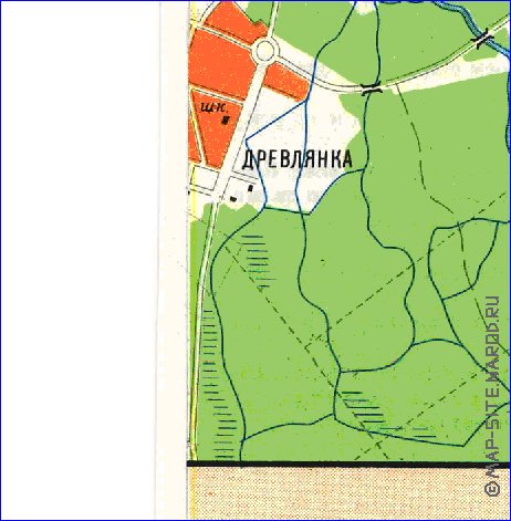 carte de Petrozavodsk