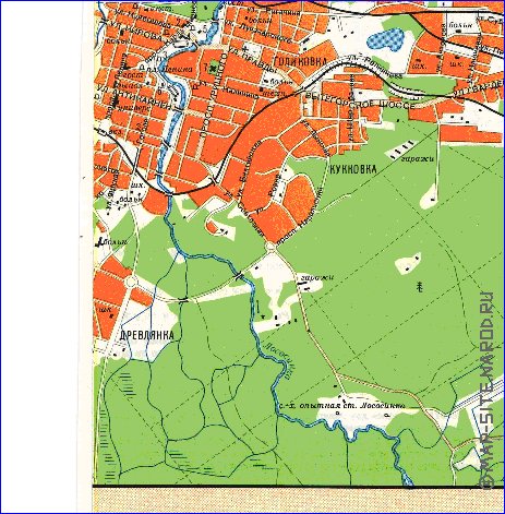 carte de Petrozavodsk