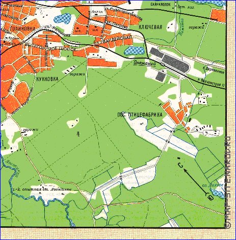 carte de Petrozavodsk