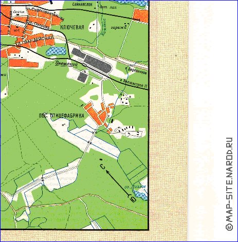 carte de Petrozavodsk