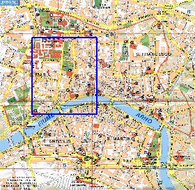 mapa de Pisa