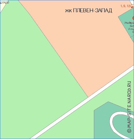 mapa de Pleven