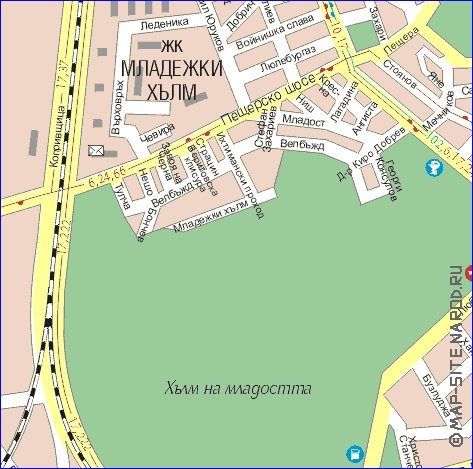 carte de Plovdiv