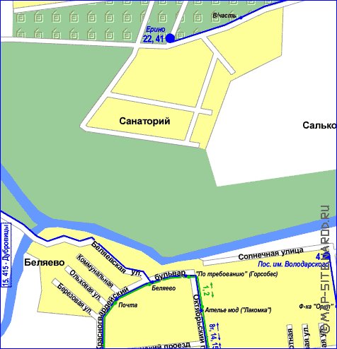 Карта подольска транспортная