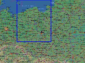 Administratives carte de Pologne en anglais
