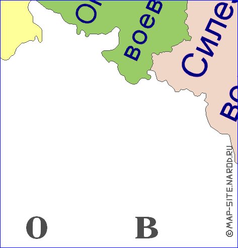 Administratives carte de Pologne