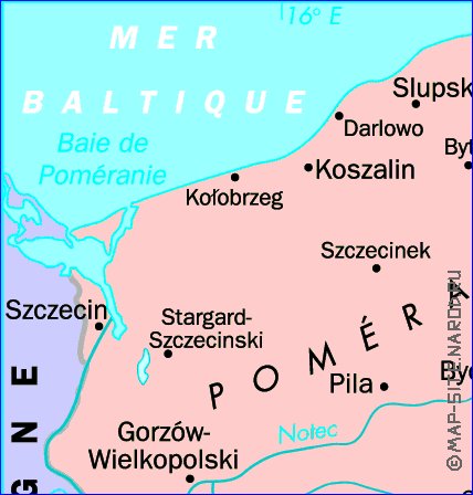 carte de Pologne