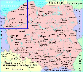 carte de Pologne