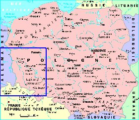 carte de Pologne