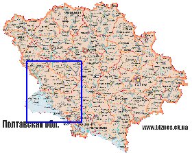 mapa de Poltava