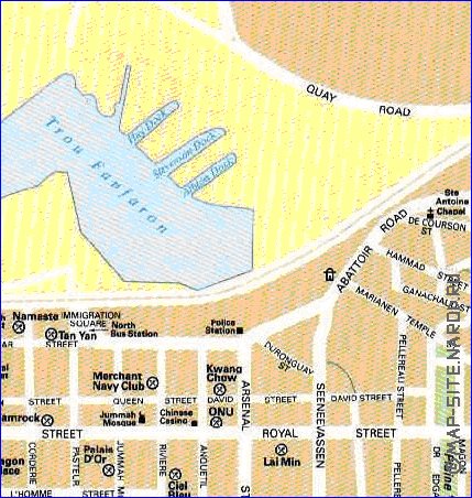 mapa de Port Louis