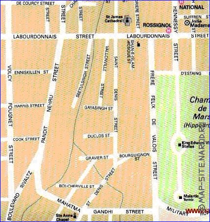 carte de Port-Louis