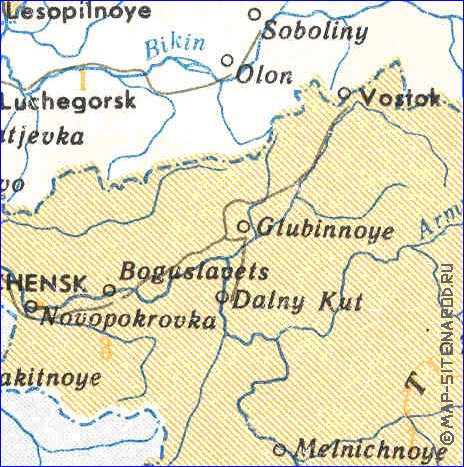 mapa de Krai do Litoral
