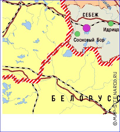 mapa de de densidade populacional Oblast de Pskov